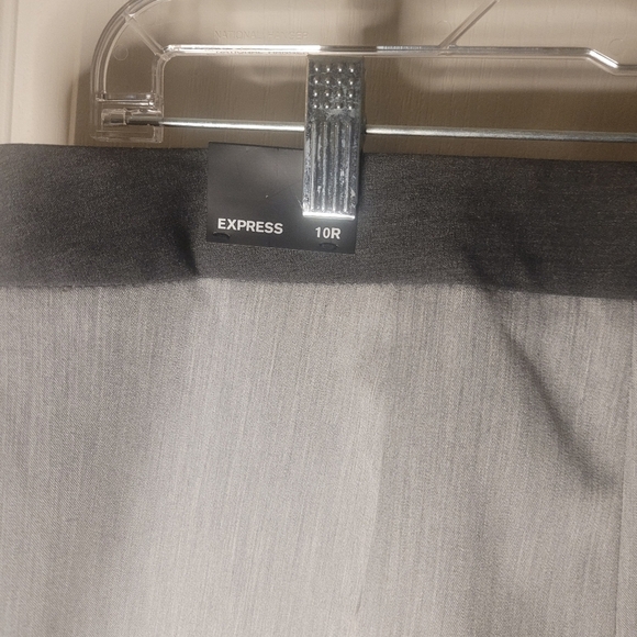 EXPRESS Gray Slim Fit Trousers. Size 10 NWT - Picture 3 of 3